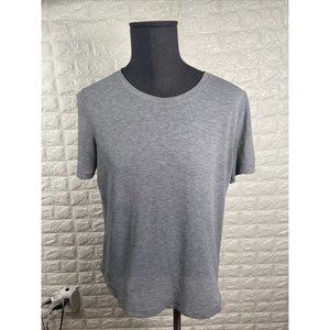 Lululemon Mens Gray Short Sleeve Activewear T Shirt Top Sz XL